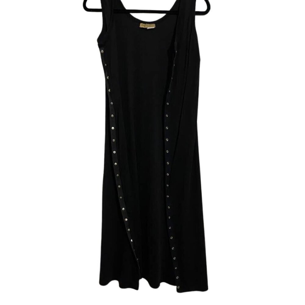 Singer and Spicer Vintage Snap Front Sleeveless Maxi Dress - Size Medium